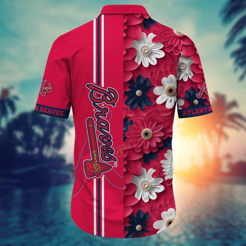Atlanta Braves MLB Flower Hawaii Shirt & Tshirt: Perfect Summer Football Shirts Gift for Fans