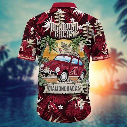 Arizona Diamondbacks MLB Flower Hawaii Shirt & Tshirt: Summer Football Shirts Gift