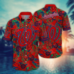 Washington Nationals MLB Hawaiian Shirt & Tshirt: Summer Football Fan Gift