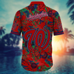 Washington Nationals MLB Hawaiian Shirt & Tshirt: Summer Football Fan Gift