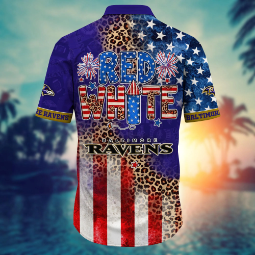 Baltimore Ravens NFL Hawaii Shirt Independence Day, Summer Shirts Gift