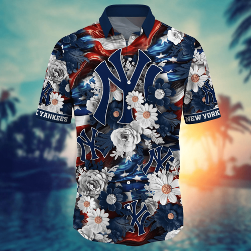 New York Yankees MLB Hawaii Shirt – Independence Day Summer Gift