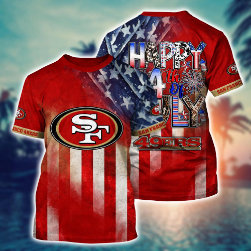 San Francisco 49ers NFL Hawaii Shirt Independence Day, Summer Shirts Gift