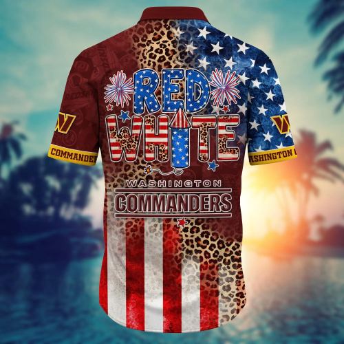 Washington Commanders NFL Hawaii Shirt Independence Day, Summer Shirts Gift