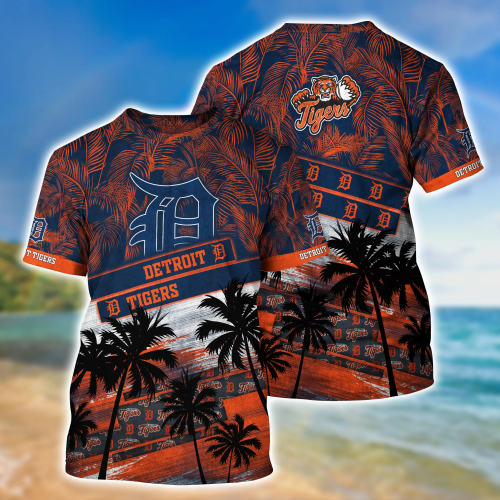 Detroit Tigers MLB Palm Tree Pattern Hawaii Shirt – Unisex Sport Fan Gift