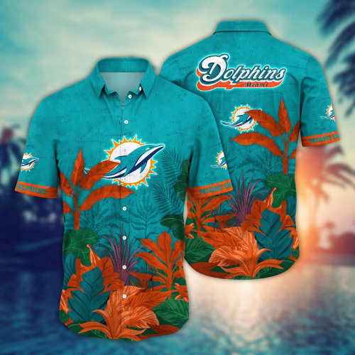 Miami Dolphins NFL Flower Hawaii Shirt And Tshirt For Fans, Summer Football Shirts Gift