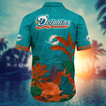Miami Dolphins NFL Flower Hawaii Shirt And Tshirt For Fans, Summer Football Shirts Gift