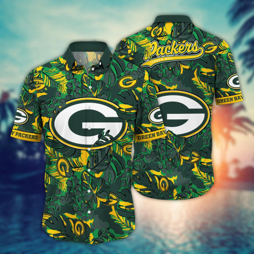 Green Bay Packers NFL Flower Hawaii Shirt And Tshirt For Fans, Summer Football Shirts Gift
