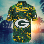 Green Bay Packers NFL Flower Hawaii Shirt And Tshirt For Fans, Summer Football Shirts Gift