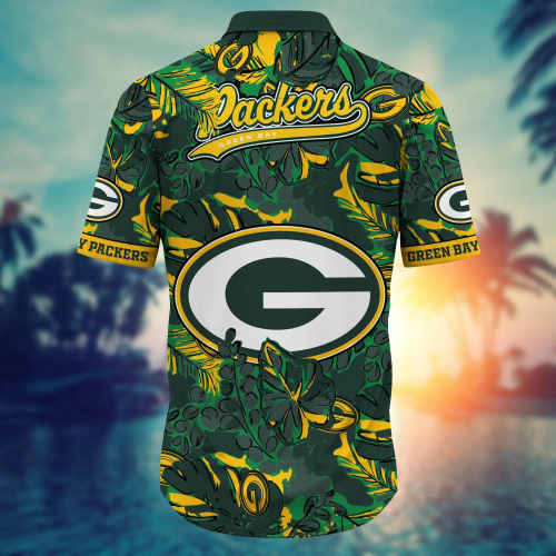 Green Bay Packers NFL Flower Hawaii Shirt And Tshirt For Fans, Summer Football Shirts Gift
