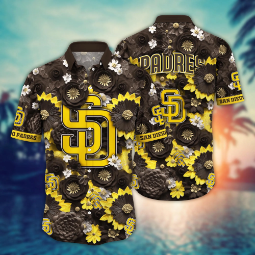 Customize Your MLB Hawaiian Shirt: San Diego Padres Trending for Summer