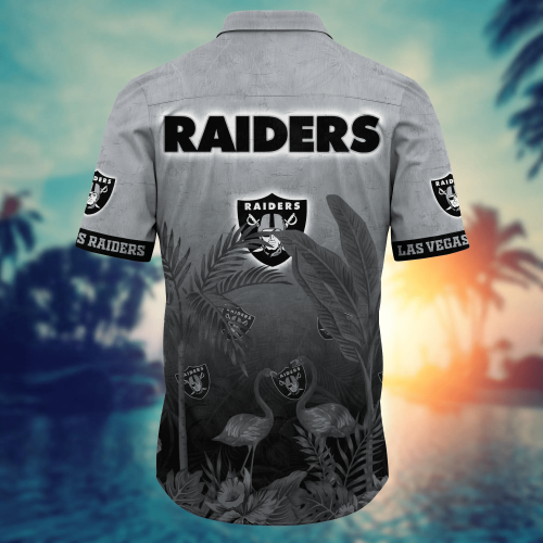 Las Vegas Raiders NFL Flower Hawaii Shirt And Tshirt For Fans, Summer Football Shirts Gift