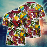 Arizona Cardinals NFL Flower Hawaii Shirt And Tshirt For Fans, Summer Football Shirts Gift