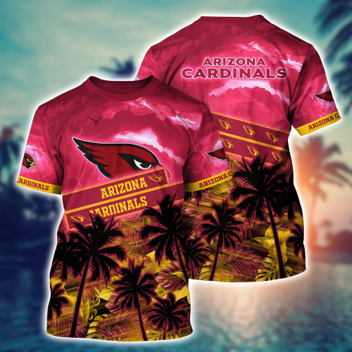 Arizona Cardinals NFL Flower Hawaii Shirt And Tshirt For Fans, Summer Football Shirts Gift