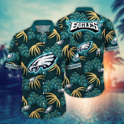 Philadelphia Eagles NFL Flower Hawaii Shirt And Tshirt For Fans, Summer Football Shirts Gift