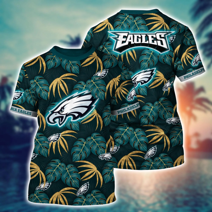Philadelphia Eagles NFL Flower Hawaii Shirt And Tshirt For Fans, Summer Football Shirts Gift