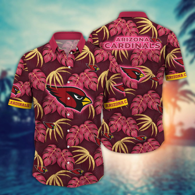 Arizona Cardinals NFL Flower Hawaii Shirt And Tshirt For Fans, Summer Football Shirts Gift