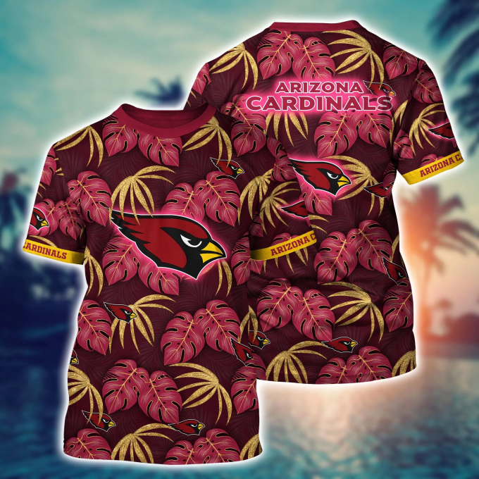 Arizona Cardinals NFL Flower Hawaii Shirt And Tshirt For Fans, Summer Football Shirts Gift