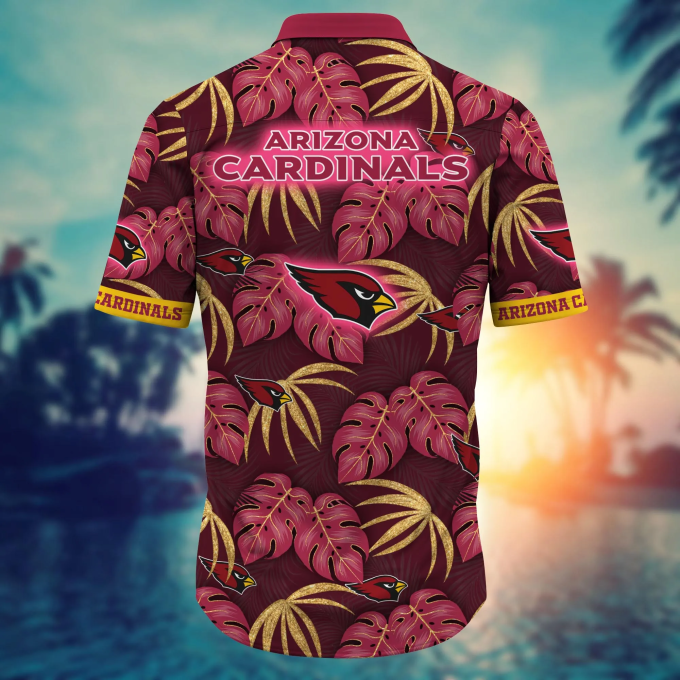 Arizona Cardinals NFL Flower Hawaii Shirt And Tshirt For Fans, Summer Football Shirts Gift