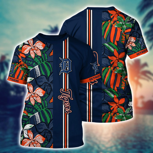 Detroit Tigers MLB Flower Hawaii Shirt and Tshirt – Summer Football Shirts Gift for Fans