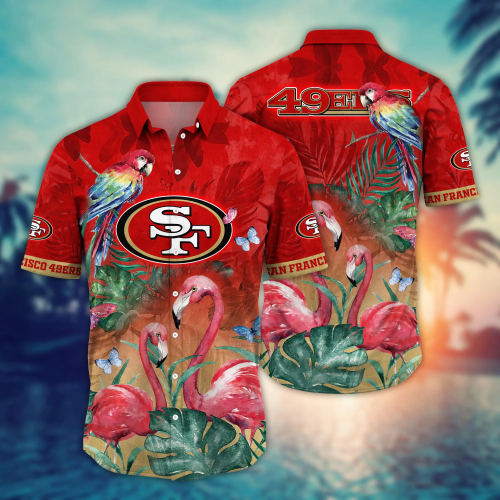 San Francisco 49ers NFL Flower Hawaii Shirt And Tshirt For Fans, Summer Football Shirts Gift