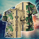 New Orleans Saints NFL Flower Hawaii Shirt And Tshirt For Fans, Summer Football Shirts Gift