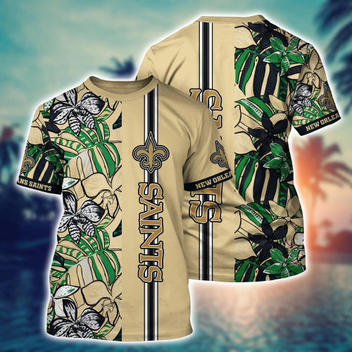 New Orleans Saints NFL Flower Hawaii Shirt And Tshirt For Fans, Summer Football Shirts Gift