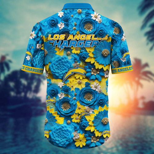 Los Angeles Chargers NFL Hawaiian Shirt Trending For This Summer Customize Shirt Any Team Gift