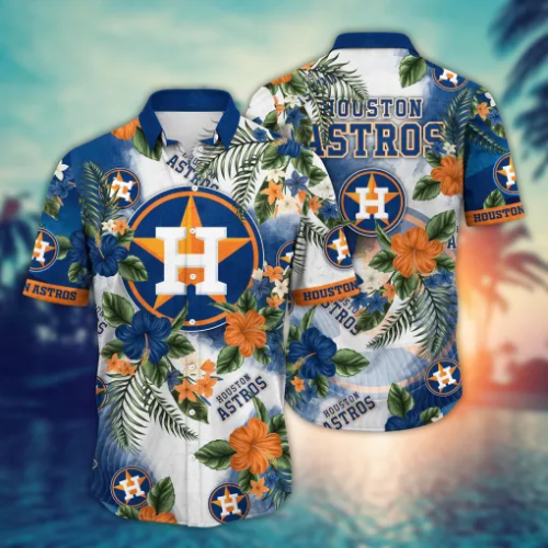 Official Houston Astros MLB Flower Hawaiian Shirt & Tshirt – Perfect Summer Football Gift