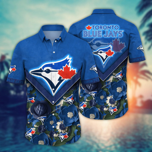 Toronto Blue Jays MLB Hawaiian Shirt and T-Shirt Set – Perfect Summer Gift for Fans!