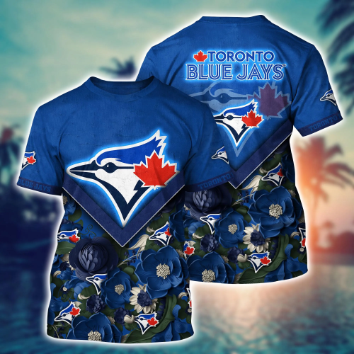 Toronto Blue Jays MLB Hawaiian Shirt and T-Shirt Set – Perfect Summer Gift for Fans!