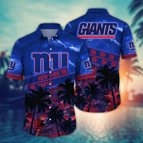 New York Giants NFL Flower Hawaii Shirt And Tshirt For Fans, Summer Football Shirts Gift