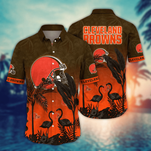 Cleveland Browns NFL Flower Hawaii Shirt And Tshirt For Fans, Summer Football Shirts Gift