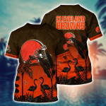 Cleveland Browns NFL Flower Hawaii Shirt And Tshirt For Fans, Summer Football Shirts Gift