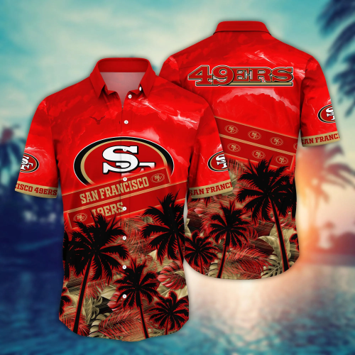 San Francisco 49ers NFL Flower Hawaii Shirt And Tshirt For Fans, Summer Football Shirts Gift