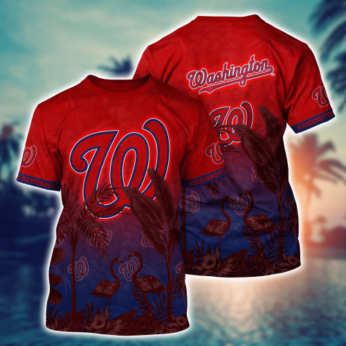 Washington Nationals MLB Hawaiian Shirt & T-Shirt Set – Perfect Summer Football Gift for Fans