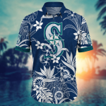 Seattle Mariners MLB Flower Hawaii Shirt & Tshirt: Perfect Summer Football Gift for Fans