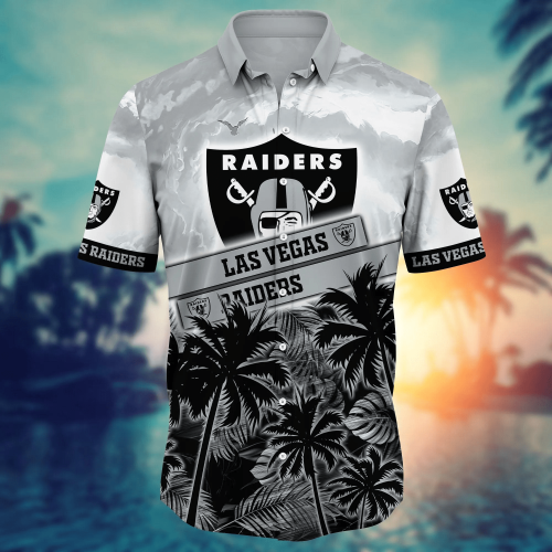 Las Vegas Raiders NFL Flower Hawaii Shirt And Tshirt For Fans, Summer Football Shirts Gift