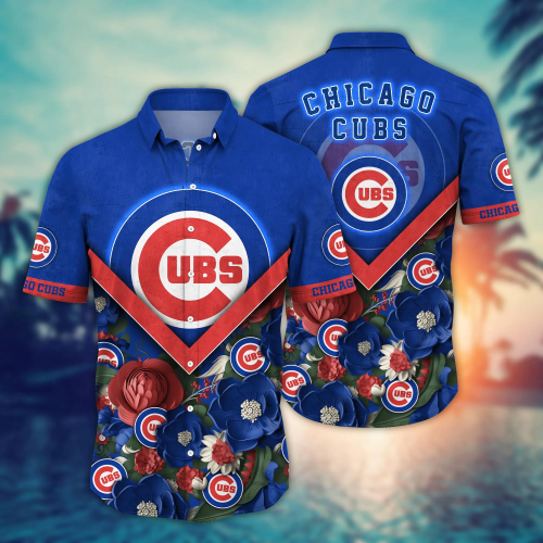Chicago Cubs MLB Flower Hawaii Shirt & Tshirt – Custom Summer Football Shirts Gift