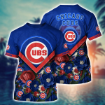 Chicago Cubs MLB Flower Hawaii Shirt & Tshirt – Custom Summer Football Shirts Gift