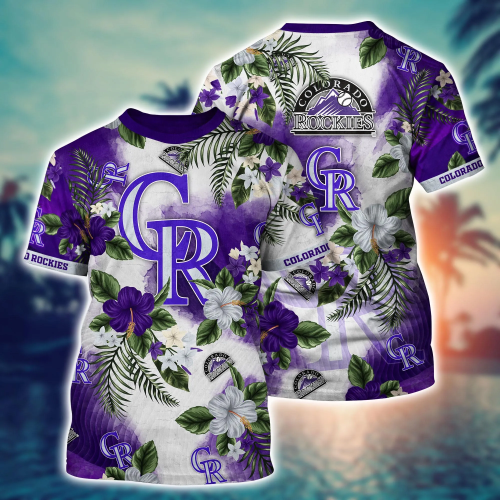 Colorado Rockies MLB Flower Hawaii Shirt & Tshirt – Summer Football Fan Gift