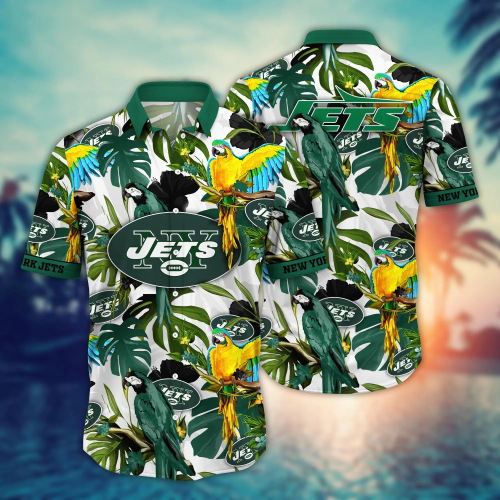 New York Jets NFL Flower Hawaii Shirt And Tshirt For Fans, Summer Football Shirts Gift