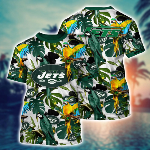New York Jets NFL Flower Hawaii Shirt And Tshirt For Fans, Summer Football Shirts Gift