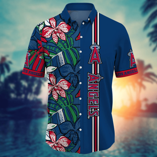 Los Angeles Angels MLB Flower Hawaii Shirt & Tshirt – Summer Football Fan Gift