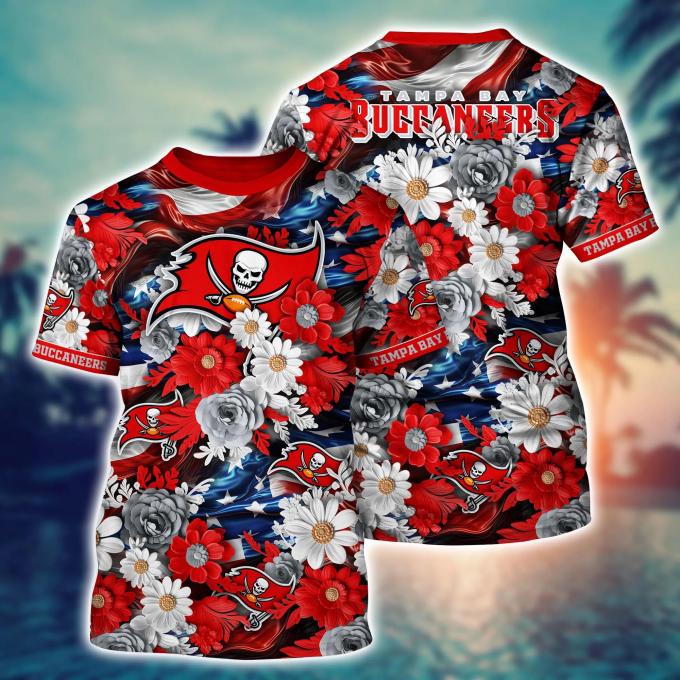 Tampa Bay Buccaneers NFL Hawaii Shirt Independence Day, Summer Shirts Gift