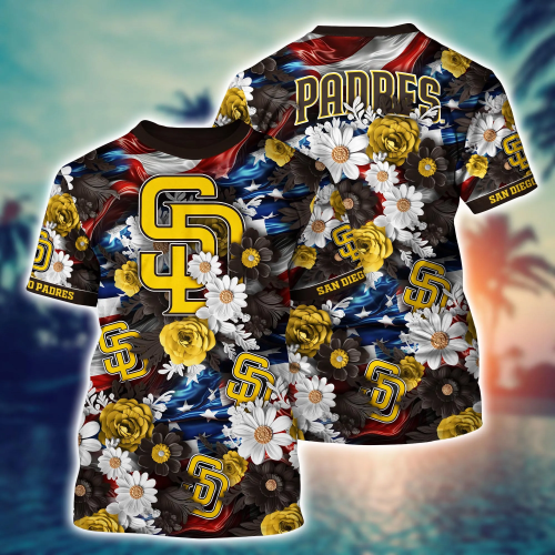 San Diego Padres MLB Hawaii Shirt: Independence Day & Summer Gift