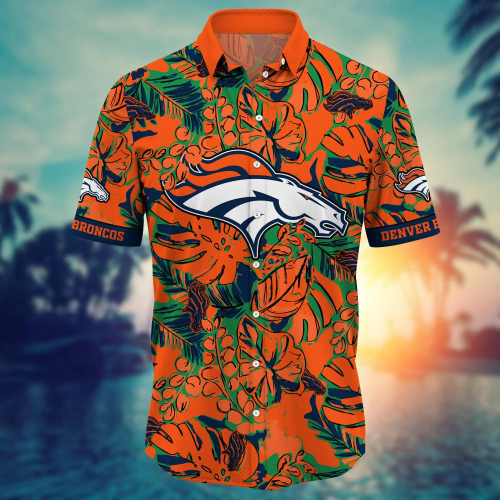 Denver Broncos NFL Flower Hawaii Shirt And Tshirt For Fans, Summer Football Shirts Gift