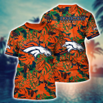 Denver Broncos NFL Flower Hawaii Shirt And Tshirt For Fans, Summer Football Shirts Gift