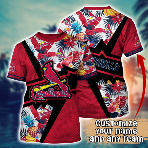 St Louis Cardinals MLB Flower Hawaii Shirt & Tshirt for Fans – Summer Football Gift