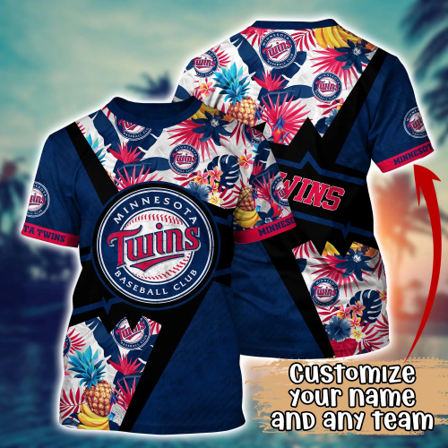 Minnesota Twins MLB Flower Hawaii Shirt & Tshirt – Summer Football Shirts Gift for Fans